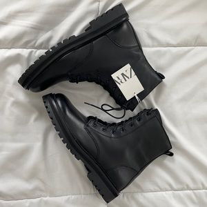Zara combat boots